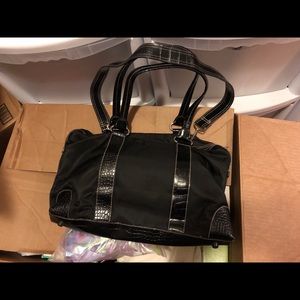 Large Black diaper bag